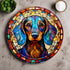 Dachshund Glass Suncatcher Worktop Saver